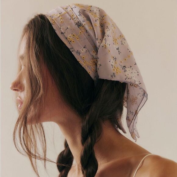 Free People Honey Hair Scarf Pink main image 7